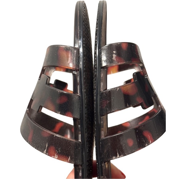 Sam Edelman Bay Jelly Slide Sandals Tortoise Black Brown Women’s Size 9 - Picture 12 of 13